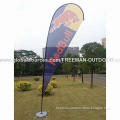 Teardrop Flag Banners, Fiberglass and Aluminum Pole